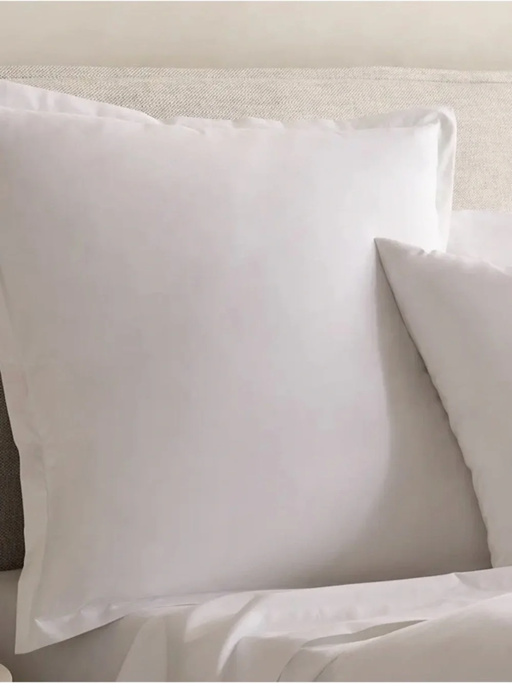 NWOT Quince Organic Crisp Percale Euro Sham, 26 X 26 (White)